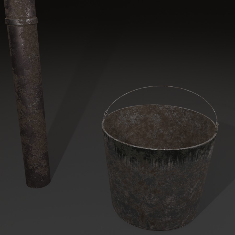 Old Rustic water tap and bucket preview image 4